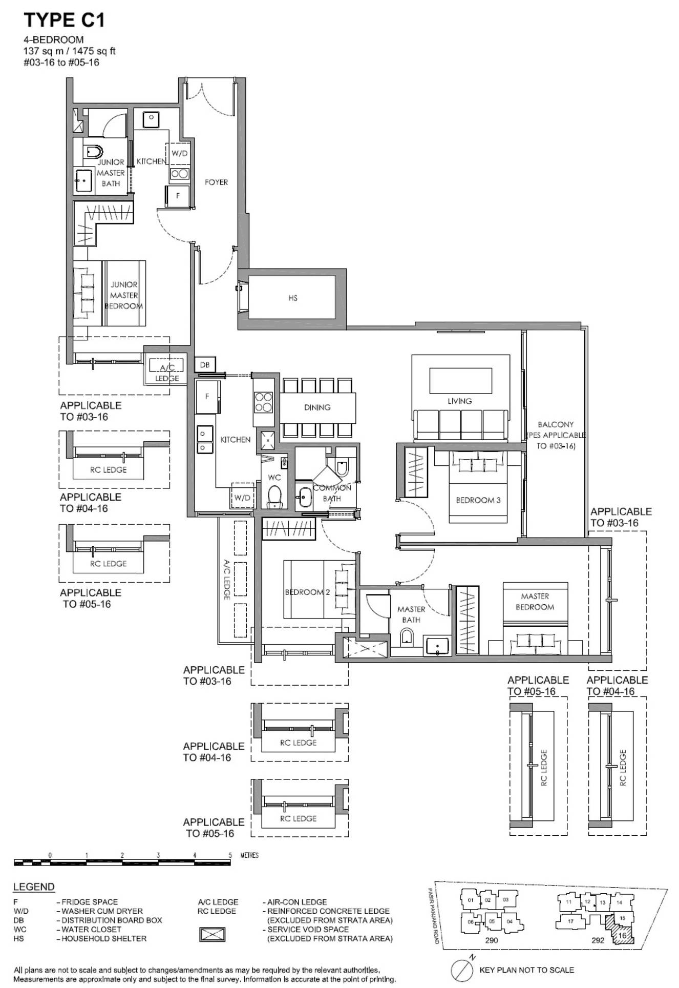 The Hillshore floorplan